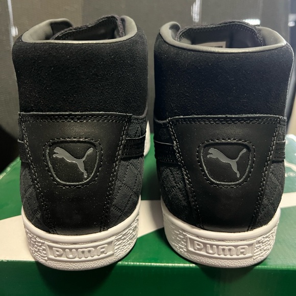 Brand Nee PUMA Suede Classic Mid Quilt. Size 10.5, black quilt and never worn. - Picture 6 of 8